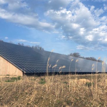 Achèvement des hangars solaires